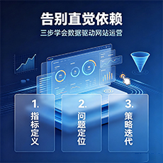 迪庆建站-告别直觉依赖：三步学会数据驱动网站运营