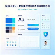 迪庆建站-网站UI设计：如何用视觉语言传递品牌信任感